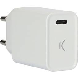 Ksix USB-laddare Vit