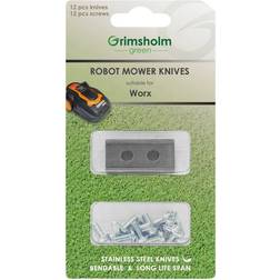 Grimsholm Knives for Worx Robotic Lawnmower 12-pack