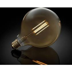Gnosjö Konstsmide Glödlampa LED E27 125mm klot amber 4W 2200K 230V