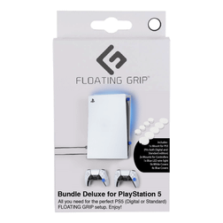 Floating Grip PS5 Wall Mount Deluxe Set - White