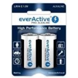 everActive Pro Alkaline-batterier LR14 C blister 2 stk