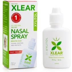 Xlear Natural Saline Nasal Spray with Xylitol Fast Relief 0.75