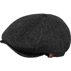 Barts Mens Jamaica Adjustable Warm Wool Flat Cap