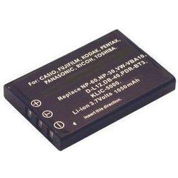2-Power Digitalkamera Batteri Olympus 3.7v 1000mAh (LI-20B)