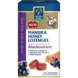 Manuka Health MGO400 Plus Honung Lozenges svartvinbär