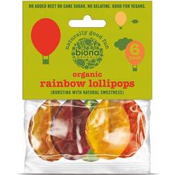 Biona Fruit Lollies No Added Sugar 6 Pack