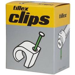 Tillex Clips 7-10mm kabel (spik 25mm) 100/pak
