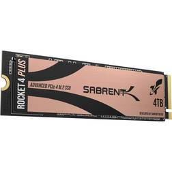 Sabrent 4TB Rocket 4 Plus NVMe 4.0 Gen4 PCIe M.2 Intern SSD Extreme Performance Solid State Drive R/W 7100/6600MB/s (SB-RKT4P-4TB)