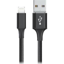 "Kabel USB Lightning Goms Svart"