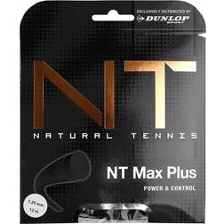 Dunlop D Tac NT Max Plus Set Black Tennis Strängar Svart Storlek 1.25