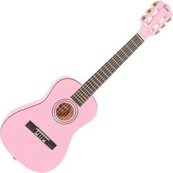 Encore ENC12PKOFT Acoustic Guitar Bundle Pink, Pink