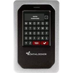 DataLocker 500GB, External Hard Drive, Black/Silver (DL4-500GB-FE) Black