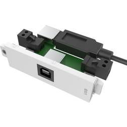Vision TechConnect 3 USB-b module with active circuit Modulkontaktplatta