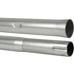 Deltaco Mast pipe 1.5m, 38mm, spliceable, galvanized