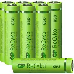 GP Batteries Genopladeligt AAA-batteri NiMH 8 stk 850 mAh ReCyko HR03