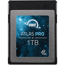 OWC 1,0 TB Atlas Pro högpresterande CFexpress typ B minneskort, professionell kvalitet, CFX-media med hög kapacitet med supersnabb RAW-bild och video i upp till 8K videoinspelning av biokvalitet
