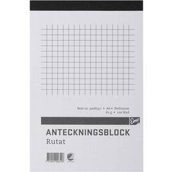 NORDIC Brands Notepad Checkered Perforated A6 100pcs