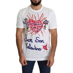 Dolce & Gabbana Saint Valentine Hearts Print Men's T-shirt