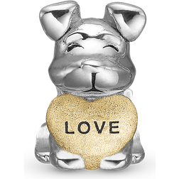 Christina Puppy Love Charms - Silver/Gold