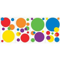 RoomMates Just Dots Primary Peel & Stick Wall Decals