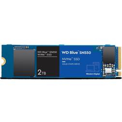 SanDisk WESTERN DIGITAL WD Blue SN550 NVMe SSD 2TB M.2 NVMe SSD PCIe Gen 3.0 Up to 2400MB/s Read/1950MB/s Write