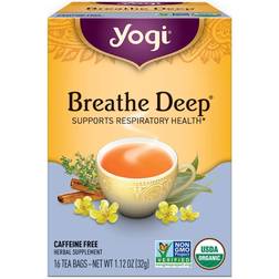 Yogi Tea Breathe Deep Herbal Caffeine Free 16