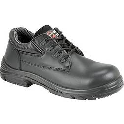 grafters Grafter Mens Wide Fitting Lace Up Safety Shoes för män