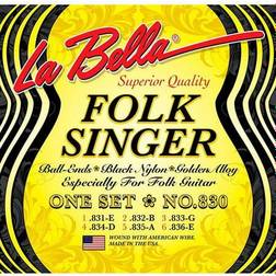 La Bella Folksinger 830, strängar för klassisk gitarr
