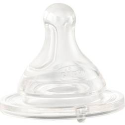 Chicco Physio Silicone Teat Fast Flow 4m 2Uds