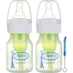 Dr. Brown's Brown's, Natural Flow, Anti-Colic Bottle, 2 Pack, 60ml Each