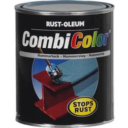 Rust-Oleum Hammarlack CombiColor 2=1 Hammertone Metallfärg Svart 0.75L