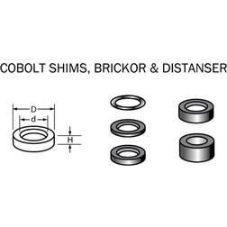 Cobolt Shims-bricka 12,5x8x0,1mm