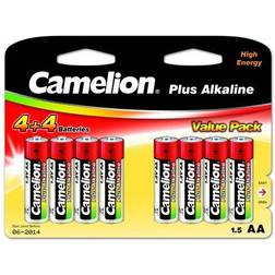 Camelion Plus Alkaline LR6 BP8 (4 4) Batteri 8 x AA-typ alkaliskt 2700 mAh