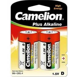 Camelion Plus Alkaline LR20-BP2 Batteri 2 x D alkaliskt