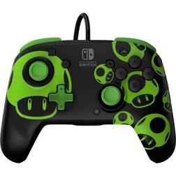 PDP Rematch Wired controller 1Up Glow In The Dark