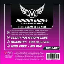 Mayday Games Square Card Sleeves Small (70X70Mm) (100 Sleeves)