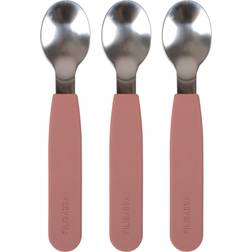 Filibabba Silicone Spoons 3-pack Rose