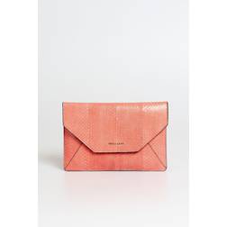 Trussardi Pink Leather Clutch Women's Bag