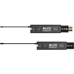 Alto Professional Stealth 1 – Trådlöst ljudsystem (mono UHF XLR) med sändare mottagare för strömförsedda högtalare, mixrar och dynamiska mikrofoner