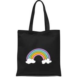 Rainbow Tote Bag Black