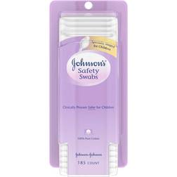 Johnson's s Safety Swabs, Gentle Baby Ear Cleaning, 185 Count