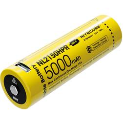 NiteCore 21700-batteri USB-C-laddbart, 5000 mAh