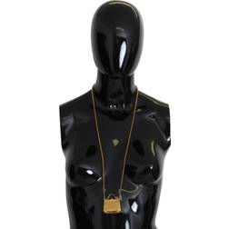 Dolce & Gabbana Bag Sicily Brass Chain Micro Bag Pendant Women's Necklace