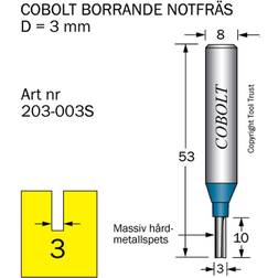 Cobolt 203-003S Notfräs med bottenskär