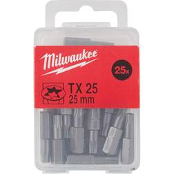 Milwaukee Bits TX25 25mm 25-pack