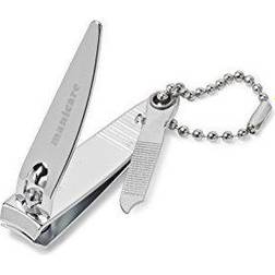 Manicare Nail Clipper with Chain, Chrome
