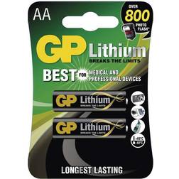GP Batteries Lithium AA 2-pack