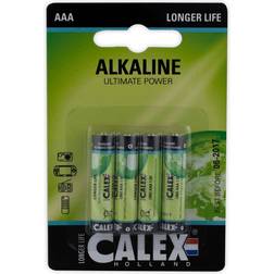 Calex alkaliska batterier LR03 AAA 1,5V 4-pack
