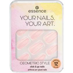 Essence Nails Artificial nails Click & Go Nails Ceometric Style 1