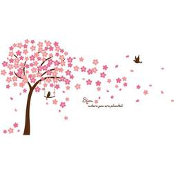 Walplus Home Decoration Sticker Cherry Blossom 320x180cm Pink Family Decal